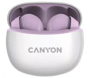 Canyon TWS-5 lila / Kopfhörer mit Mikrofon / BT 5.3 / Etui 500mAh
