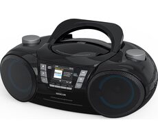 Sencor SPT 6510DB schwarz / Tragbares Radio / DAB+ / BT / FM / CD / 3,5 mm