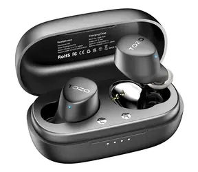 TOZO Agile Dots schwarz / Kabellose Kopfhörer / Mikrofon / BT 5.3 / IPX6