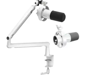 FIFINE T688W USB XLR Kit weiß / Tischmikrofon / dynamisch / Arm / USB-C / XLR 