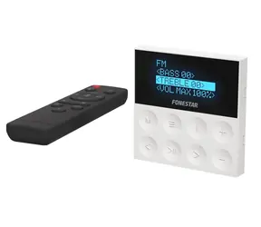 Fonestar KS-AMP / Wandmontierter Mini-Verstärker / Bluetooth / USB / FM / 2x15W