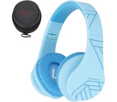 PowerLocus P2 Kids Blue / Kabellose Kinderkopfhörer mit Mikrofon / Bluetooth 5.3