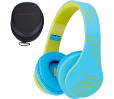 PowerLocus P2 Kids Blau/Grün / Kabellose Kinderkopfhörer mit Mikrofon / Bluetooth 5.3