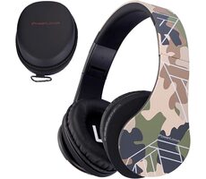 PowerLocus P2 Kids Camouflage / Kabellose Kinderkopfhörer mit Mikrofon / Bluetooth 5.3