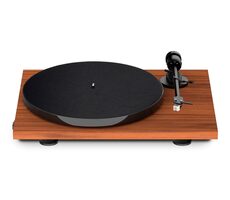 Pro-Ject E1 PHONO + AT3600L - Walnuss / Plattenspieler / Gurt / Cinch-Kabel 1,23 m