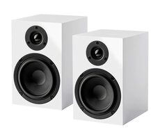 Pro-Ject Speaker Box 5 E Hochglanz weiß / 2-Wege Regallautsprecher / 2x 35W / passiv