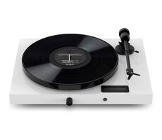 Pro-Ject JukeBox E1 + OM5e weiß / Plattenspieler / Silikonband / Bluetooth / 2x 50W