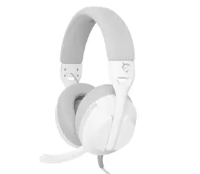 White Shark Parrot weiß / Gaming-Headset / Mikrofon / 1,8 m / 3,5 mm / PC & PS4/5 & Mac