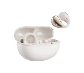 QCY Crossky Clip C30 weiß / Kabellose Kopfhörer / Bluetooth 5.4 / Ladebox