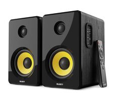 Majority D40X Regallautsprecher, schwarz / 2.0 / 70 W / Bluetooth 5.0 / AUX