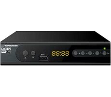 Ausgepackt - Esperanza EV106P schwarz / Digitaltuner DVB-T2 / H.265 / HEVC / unverpackt