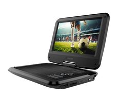 Sencor SPV 2105 schwarz / Tragbarer DVD-Player / 10"-LCD-Display / 3,5-mm-Klinkenanschluss / USB / SD / 1500 mAh