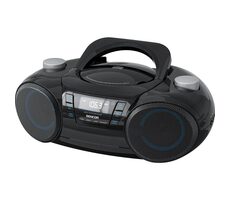 Sencor SPT 4710B schwarz / Radio / FM / Bluetooth 5.3 / CD / USB / 3,5-mm-Klinkenanschluss / SD / AUX