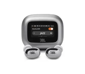 JBL Live Buds 3 Silber / Kabellose In-Ear-Kopfhörer / Mikrofon / Bluetooth 5.3 / IP55 / ANC