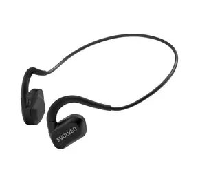 Evolveo BonePro schwarz / kabelloser Wangenknochen-Kopfhörer / Bluetooth / MP3 / 32 GB / IP68