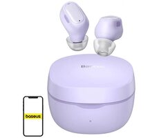 Baseus Bowie WM01 lila / Kabellose Kopfhörer / Bluetooth 5.3  