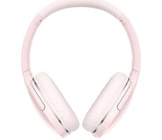 Baseus Encok D02 Pro pink / Kabelloser Kopfhörer / Mikrofon / Bluetooth 5.0