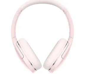Baseus Encok D02 Pro pink / Kabelloser Kopfhörer / Mikrofon / Bluetooth 5.0