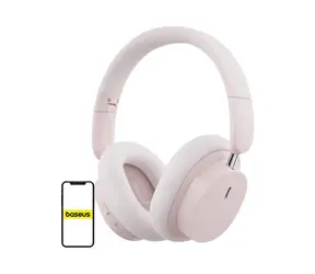 Baseus Bowie D05 pink / Kabelloser Kopfhörer / Mikrofon / Bluetooth 5.2 