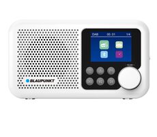 Blaupunkt DR8WH weiß / Digitalradio / DAB+ / FM / RDS / 2,4"-LCD / Bluetooth / 1800 mAh