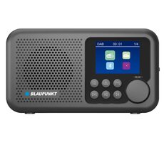 Blaupunkt DR8BK Schwarz / Digitalradio / DAB+ / FM / RDS / 2,4"-LCD / Bluetooth / 1800 mAh