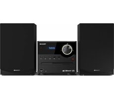 Ausgepackt - Sharp XL-B517D schwarz / Microsystem / 2.0 / 45W / DAB+ / FM / BT / CD / USB / 3,5mm / ausgepackt