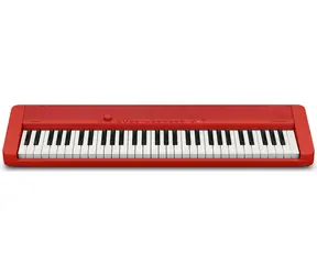 Casio CT-S1 RD rot / Tastatur / 61 Tasten / Bluetooth / USB / 6x AA-Batterien & Netzteil