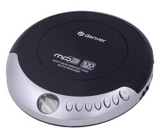 Ausgepackt - Denver DMP-391 schwarz / Tragbarer CD-Player / MP3 / 2x AA / unverpackt