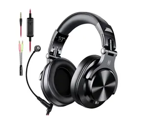 OneOdio Fusion A71M schwarz / Professioneller Kopfhörer / Mikrofon / 3,5-mm-Klinkenstecker