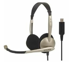 Ausgepackt - Koss CS100 USB / Kopfhörer mit Mikrofon / ohne Code / Gold / ausgepackt