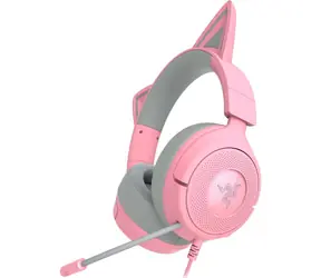 Razer Kraken Kitty V3 X pink / Gaming-Kopfhörer / Mikrofon / 3,5-mm-Klinkenanschluss