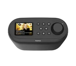 HAMA Internetradio DIR400 Schwarz / DAB+ / Bluetooth / App
