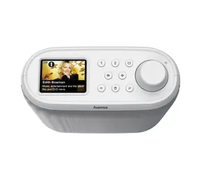 HAMA Internetradio DIR400 weiß / DAB+ / Bluetooth / App