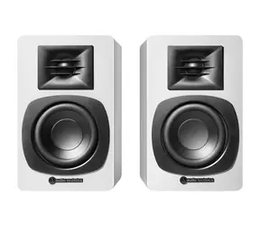 Audio-Technica AT-SP3X weiß / Regallautsprecher / Bluetooth / Hi-Fi / 30 W