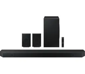 Ausgepackt - Samsung HW-Q990D/EN schwarz / 11.1.4-Kanal-Soundbar / 656 W / HDMI / Bluetooth / optischer Eingang / ausgepackt