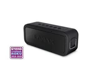 Unverpackt - Lamax Storm1 schwarz / Bluetooth-Lautsprecher / 2 x 20 W / 6600 mAh / BT 5.0 / IP67 / AUX / microSD / NFC / unverpackt
