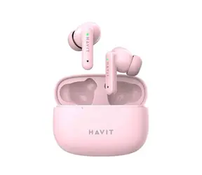 Havit TWS TW967 pink / Kabellose In-Ear-Kopfhörer mit Mikrofon / BT 5.1