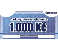 Geschenkgutschein im Wert von 1.000 CZK