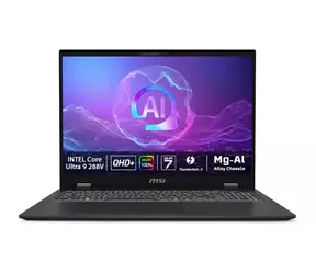 MSI Prestige 16 AI+ Evo B2VMG grau / 16" QHD+ / Intel Core Ultra 9 288V 3,3GHz / 32GB / 1TB SSD / Intel Arc / W11P