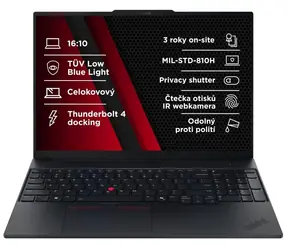Lenovo ThinkPad E16 Gen 3 schwarz / 16" / AMD R7-250 / 16GB / 512GB SSD / AMD Grafik / W11P