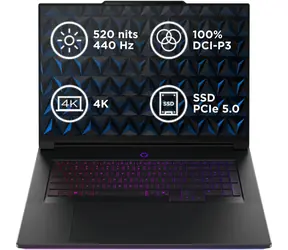Lenovo Legion 9 18IAX10 schwarz / 18" WQUXGA / Intel Core Ultra 9 275HX / 64 GB / 2 TB SSD / RTX 5080 16 GB / Windows 11