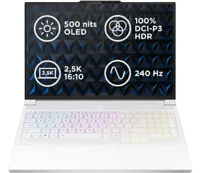 Lenovo Legion 7 16IAX10 weiß / 16" WQXGA / Intel Core Ultra 9 275HX / 32 GB / 2 TB SSD / RTX 5070 8 GB / Ohne Betriebssystem