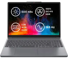 Lenovo IdeaPad Slim 3 15IRH10 grau / 15,1" WQXGA / Intel Core i5-13420H / 16 GB / 512 GB SSD / Intel UHD / W11H