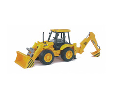 Bruder 02428 JCB 4CX Traktor mit Frontlader und Schaufel / 1:16 / ab 3 Jahren