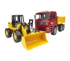 Bruder 02752 MAN TGA LKW mit FR130 Frontlader / 1:16 / ab 3 Jahren