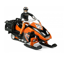 Bruder 63101 Schneemobil mit Fahrer / 1:16 / ab 3 Jahren