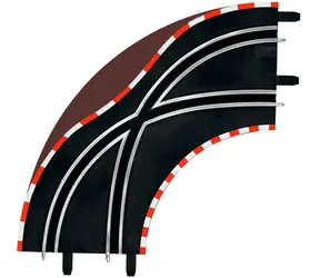 Carrera 61655 GO | D143 - Überquerung in einer Kurve 1|90 (2 Stück)