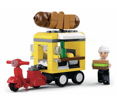 Sluban Town M38-B0565 Hotdog-Auto / Lego - kompatibel / Anzahl der Figuren|Teile: 1|112 / ab 6 Jahren