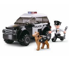 Sluban Police M38-B0639 Patrouille mit Hund / Lego - kompatibel / Anzahl der Figuren|Teile: 1|78 / ab 6 Jahren