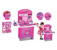 G21 Superior-Küche mit Zubehör rosa / Maße 66 x 74,5 x 32,5 cm / ab 3 Jahren
